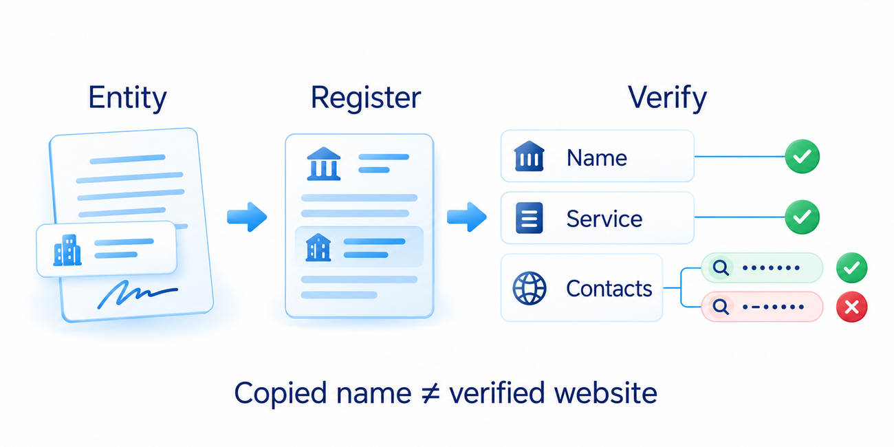 Check the company signing your agreement