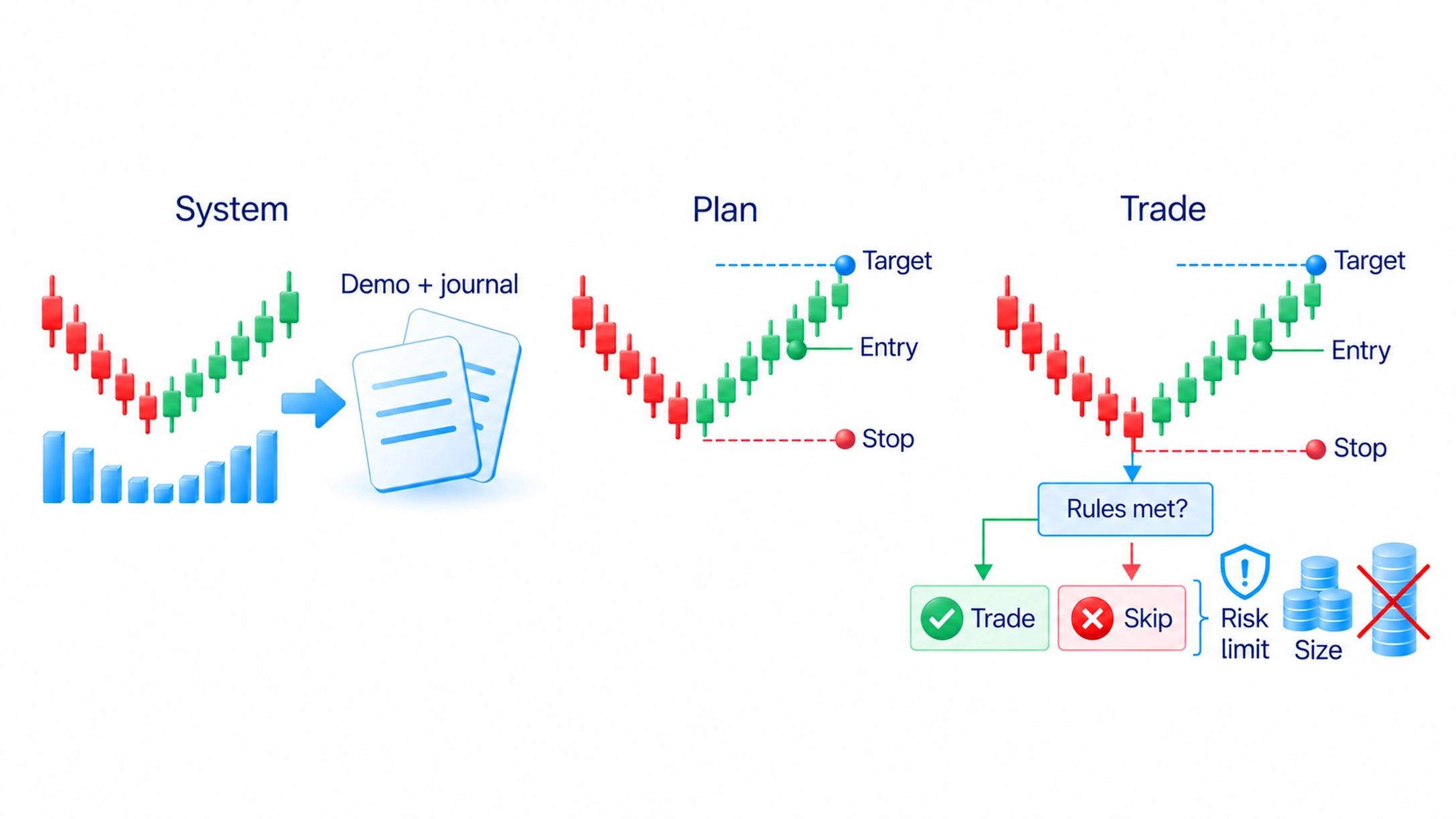 System, plan, individual trade